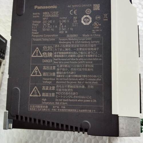 【请询价】全新伺服驱动器 MBDLT25SF，400W，200-2