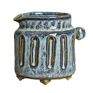 养多肉的专用花盆粗陶手工捏花多肉造型花盆创意流釉多肉异形花盆