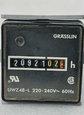 二手 GR?SSLIN UWZ48-L 220-240V60Hz 小时表 GRASSLIN UWZ48 L