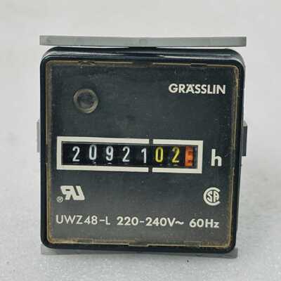 二手 GR?SSLIN UWZ48-L 220-240V60Hz 小时表 GRASSLIN UWZ48 L
