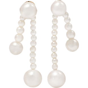 【38礼物】SOPHIE BILLE BRAHE 女14K金珍珠耳环