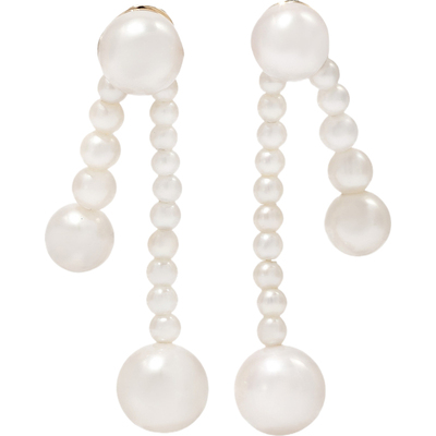 【新年礼物】SOPHIE BILLE BRAHE 女14K金珍珠耳环