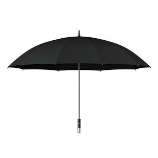 左都长柄雨伞加大加厚加固黑色商务高级感挡风抗暴雨男士直柄大伞