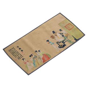 泥印小茶巾茶席功夫茶干泡高档吸水茶巾桌布超强专业加厚大小尺寸