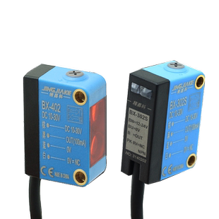 激光红外光BX-302S BX-402背景抑制消除漫反射可调光电开关传感器