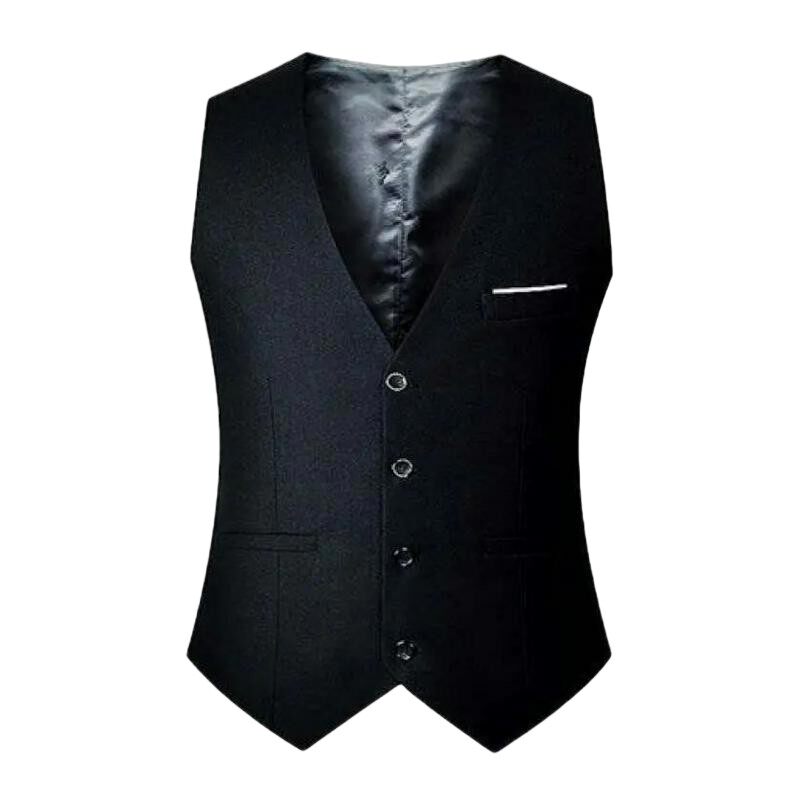 韩版男马甲西装修身西服背心春秋休闲免烫商务礼服伴郎职业正装潮