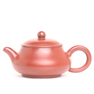 紫砂朱泥手拉工夫茶壶小品