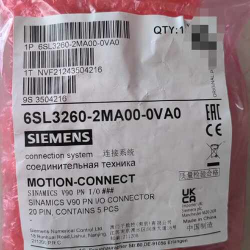 议价全新 6SL3260-2MA00-0VA 0，适用于 V90 PN I/O。20接口，每5