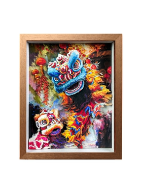 【醒狮】装饰画摆件客厅桌面礼品