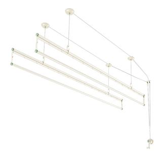 好太太升降晾衣架手摇晒衣架铝合金双杆四杆式阳台晾被晾衣杆