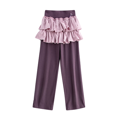 riverstone plus 芭蕾风假两件裤裙女25年春季蛋糕裙运动休闲卫裤