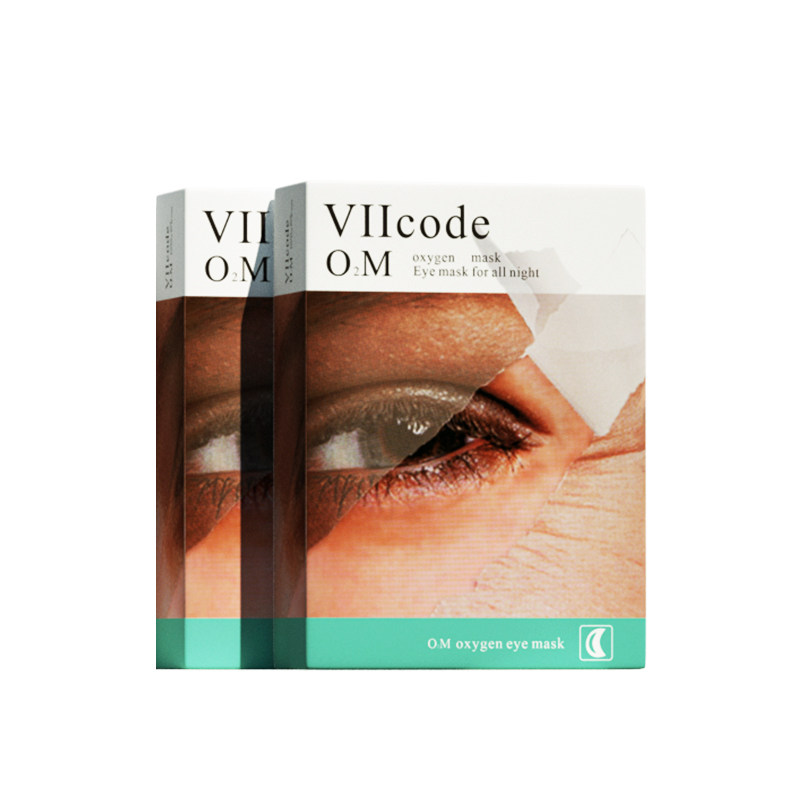 viicode眼膜现货正品夜间眼贴2盒淡[黑]眼圈眼袋细纹泪沟滋润