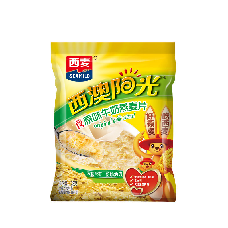 西麦高钙牛奶红枣核桃红豆560g