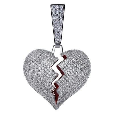 配饰王琳凯同款猪鼻子心碎古巴链