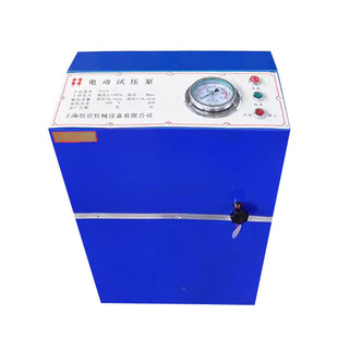 上海恒启电动试压泵消防管道试压机六缸高压水管打压机25-400公斤