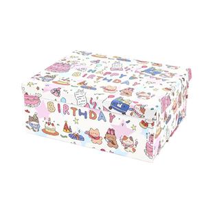 小咪的派对生日礼盒礼物盒空盒高级感可爱卡通儿童礼品包装盒大号