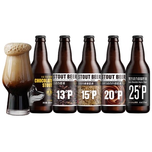 黑狸精酿官方正品【非凡集】5种巧克力世涛黑啤酒烈性组合