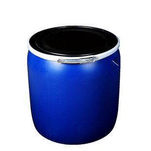 150L升铁箍桶加厚塑料桶150公斤化工原料桶润滑油300斤半截大口桶