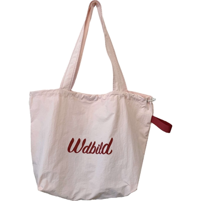 学生托特包包女2025新款小清新抽绳帆布包轻便手提袋大容量单肩包