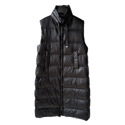 欧美长款立领女士羽绒服冬装马甲