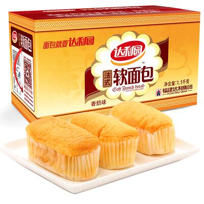 达利园软面包整箱早餐糕点