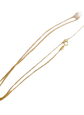 单粒淡水珍珠吊坠锁骨链