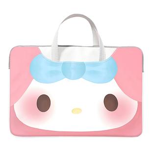 可爱凯蒂猫笔记本电脑包适用华为matebook苹果macbookair14寸小新13.3保护套11寸小米15.6寸平板收纳包新款