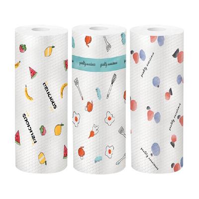 可水洗厨房用卷纸吸水吸油