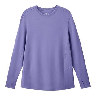 蕉下宽松长袖T恤女棉质亲肤薄卫衣2025秋冬新品内搭休闲套头上衣