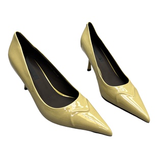 欧洲站2026春款欧货真皮女鞋细跟尖头胎牛漆皮性感欧美单鞋高跟鞋