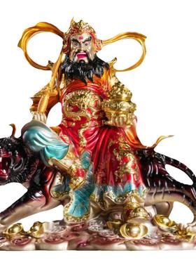 赵元帅神像家用摆件环保树脂佛像