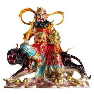 赵元帅神像家用招财佛像摆件环保树脂像武财神赵公明像骑黑虎玄坛