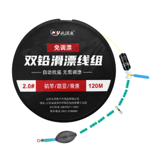 北溟鱼双铅滑漂线组路滑免调漂套装全套自动找底浮漂远投矶钓成品