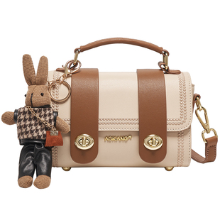 奥康单肩包2025新款斜挎包女款邮差包单肩小包包百搭女士真皮女包