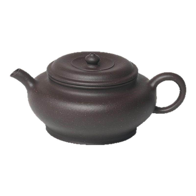 云雅纯手工紫砂国风茶壶虚扁壶
