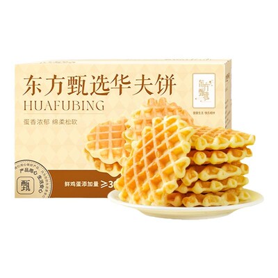 东方甄选华夫饼休闲零食750g/箱