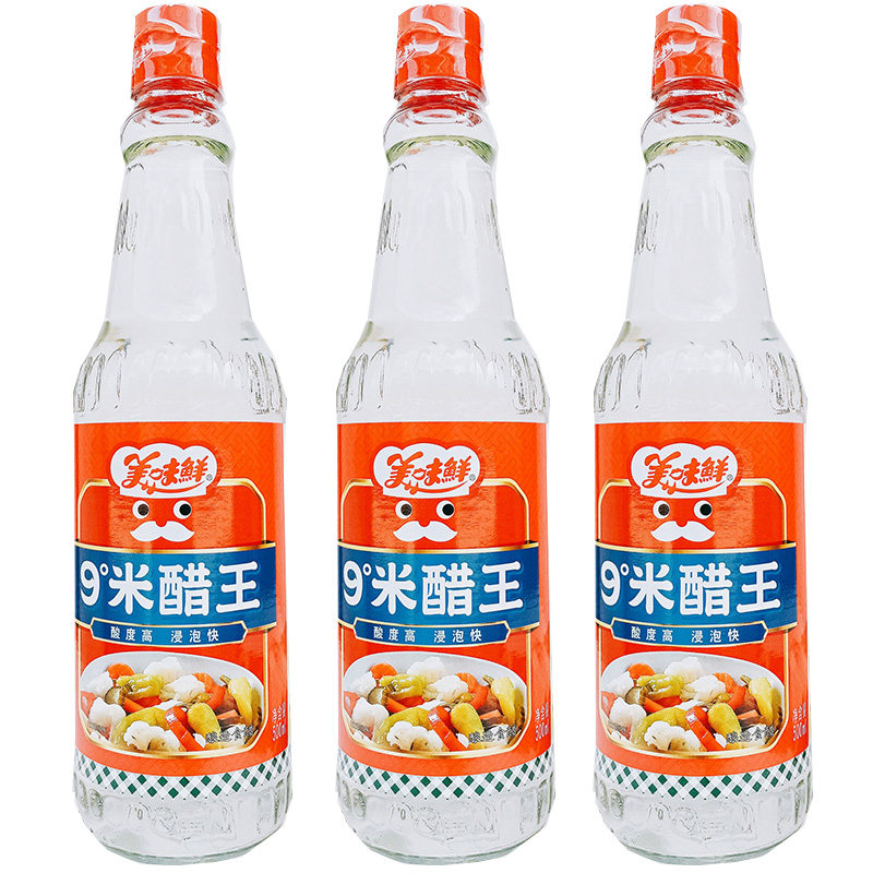 9度米醋500ml米醋厨邦美味鲜