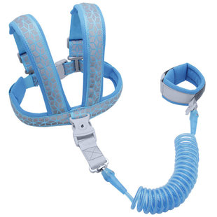 儿童防走失牵引绳可穿戴背带安全手环宝宝防丢绳出门逛街溜娃神器