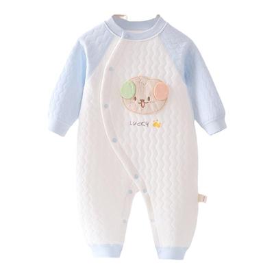 a类纯棉婴儿连体衣保暖秋冬款