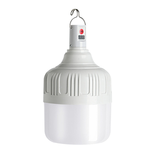 超亮LED充电照明灯泡摆摊夜市无线家用应急灯电灯开关室内大容量