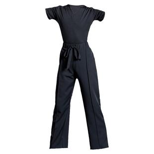 男童拉丁舞练功服夏季新款国标舞训练服套装短袖少儿专业规定比赛