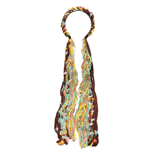 藏式民族风手工毛线麻花辫发箍云南新疆旅拍头饰蒙古族表演配饰女