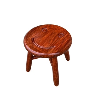 红木刺猬紫檀小凳圆凳花梨木长方凳家用换鞋凳矮凳靠背实木儿童凳