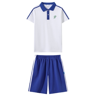 榜首深圳校服小学生男女夏季索罗娜速干短袖上衣长裤外套运动套装