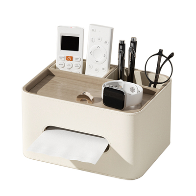 COLYLAN新款原木风多功能纸巾盒