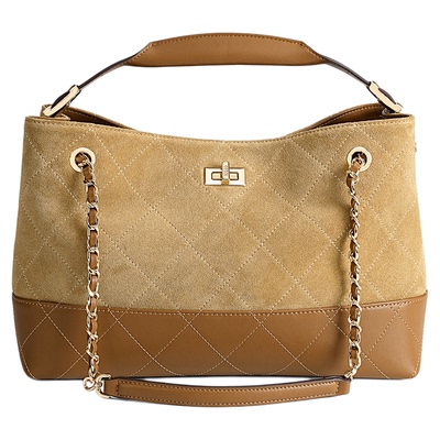 COOGI2025新款小香风菱格链条包