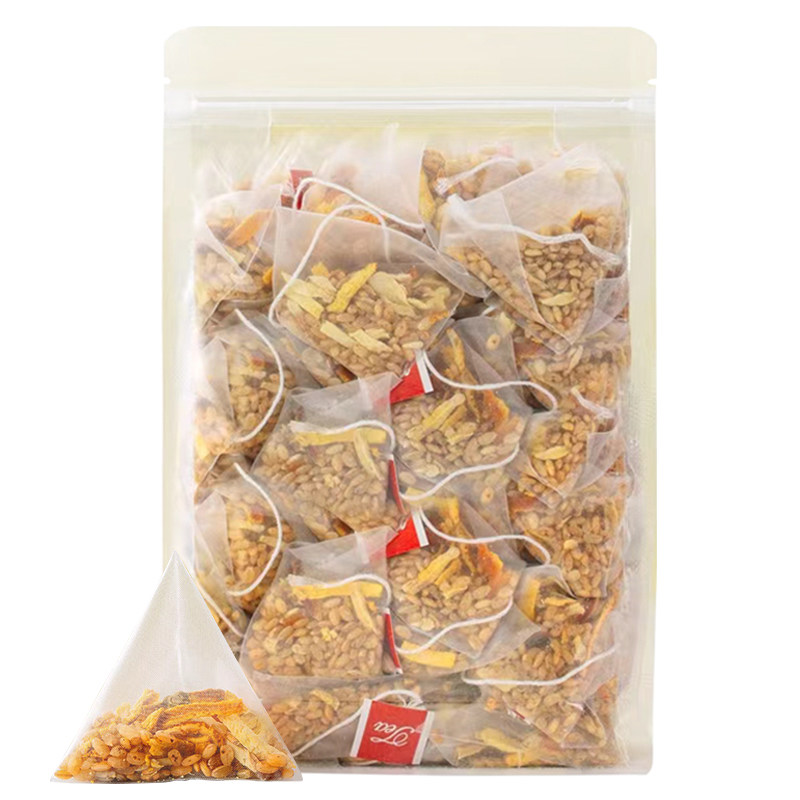 陈皮姜米茶文火炒制四季常备茶饮