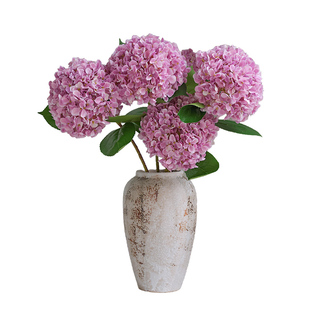 高档单枝大绣球仿真花客厅假花装饰摆件餐桌花电视柜插花道具摆设