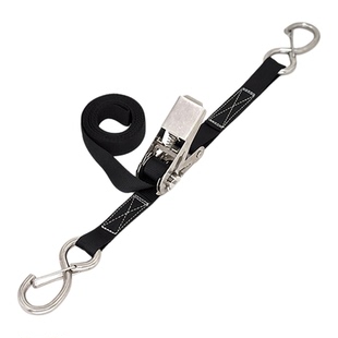 小型304不锈钢棘轮紧绳器拉紧器捆绑带双钩摩托货物行李架包邮