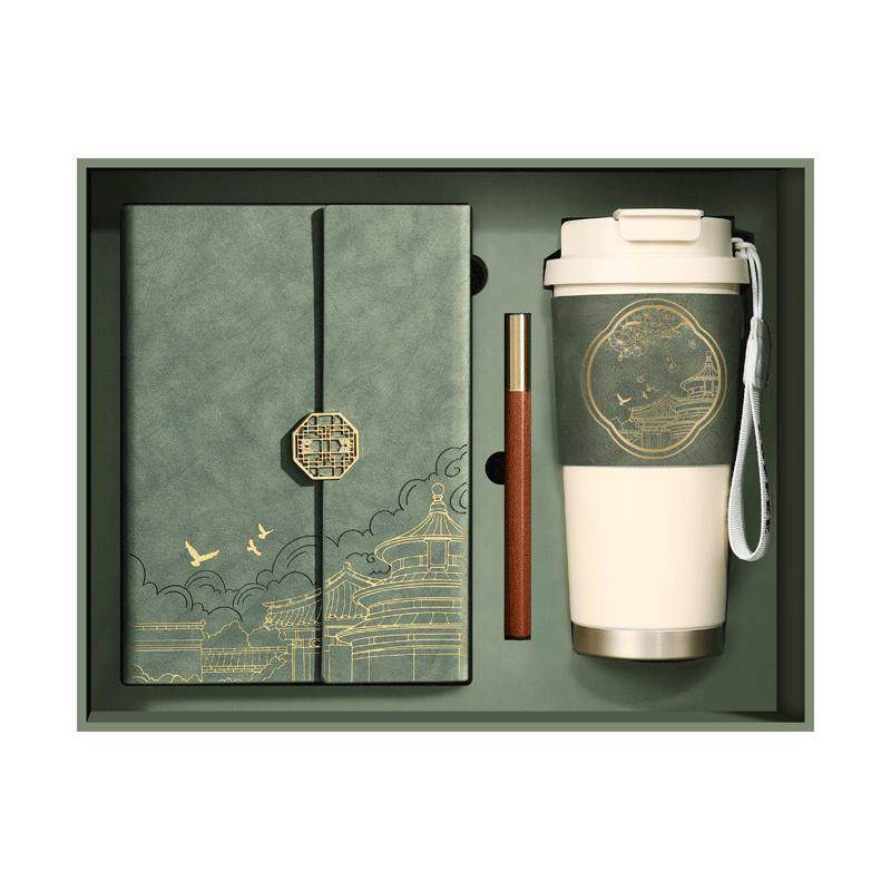 文创商务礼品定制咖啡杯充电宝套装公司学校年会活动送客户伴手礼